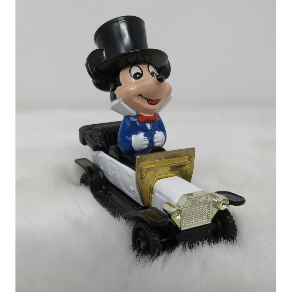 Vintage Walt Disney Production TOMY Toys Donald Duck in a Train Mickey W/ Minnie - Picture 7 of 11